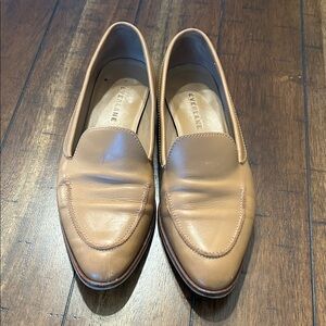 Everlane Light Brown Leather Loafers Size37.5